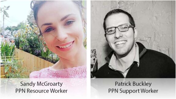 Sandy McGroarty and Patrick Buckley - PPN Resource Worker and Support Worker
