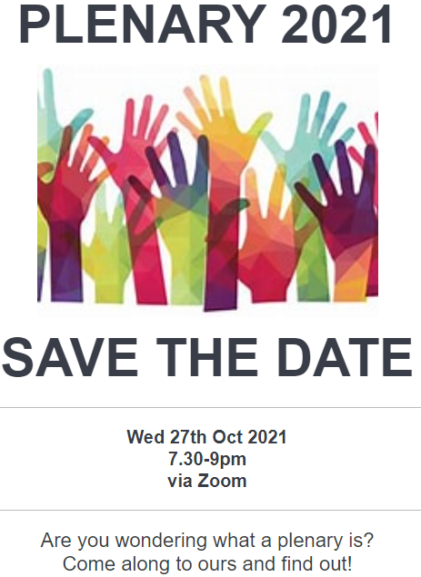 Plenary 2021 Invitation - October 27th